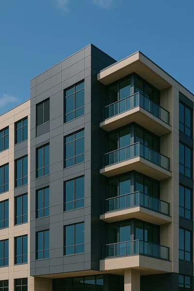 Modern commercial building